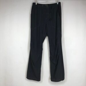 Gramicci Mens Black Nylon Spandex Climbing Pants Integrated Belt Size M 32 L